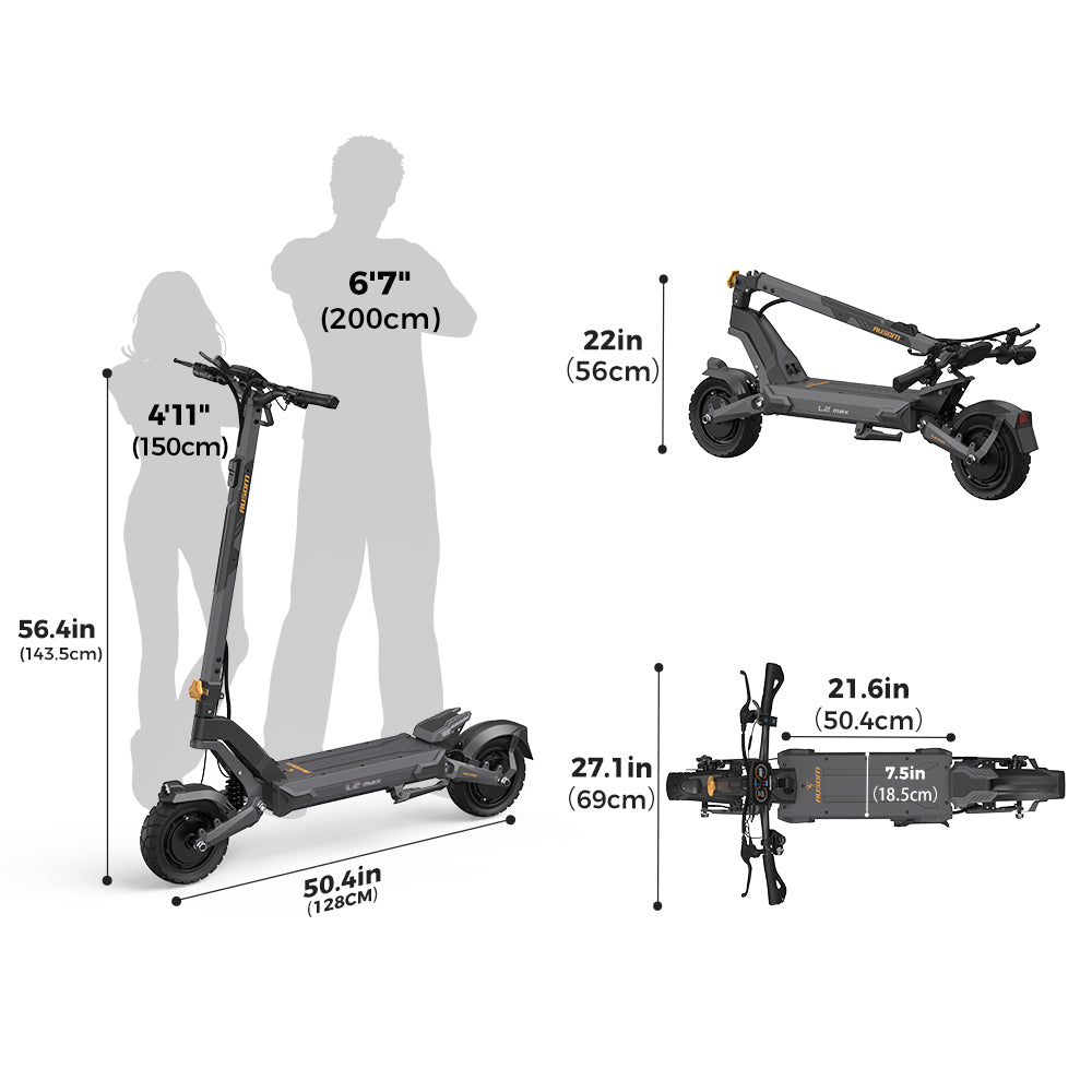 Ausom L2 Max Dual Motor E-scooter